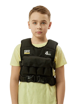 Жилет-утяжелитель SPR детский (c дробью 4 кг) - фото 7326