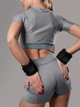 Утяжелители неопреновые Sproots 0,5 кг (черные) - фото 8047