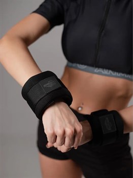 Утяжелители неопреновые Sproots 0,5 кг (черные) - фото 8052