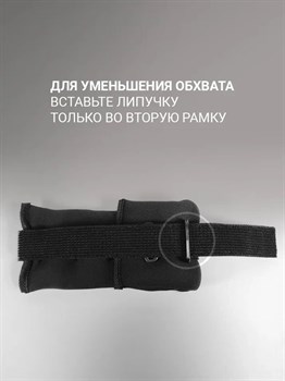 Утяжелители неопреновые Sproots 0,5 кг (черные) - фото 8055
