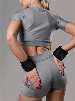 Утяжелители неопреновые Sproots 1 кг (черные) - фото 8062