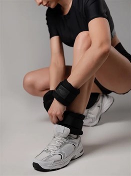 Утяжелители неопреновые Sproots 2 кг (черные) - фото 8082