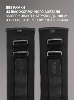 Утяжелители неопреновые Sproots 2 кг (черные) - фото 8085