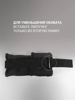 Утяжелители неопреновые Sproots 2 кг (черные) - фото 8091