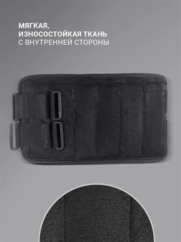 Утяжелители Sproots Premium регулируемые 2 шт по 8 кг (черные) - фото 8319